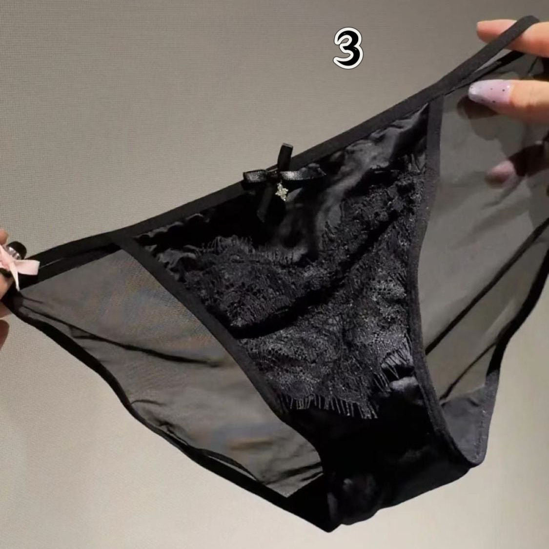 Purple Phantom (customized) Gift Box Cheeky Panty In Lace（01）