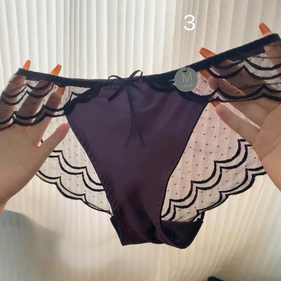 Purple Phantom (customized) Gift Box Cheeky Panty In Lace（02）