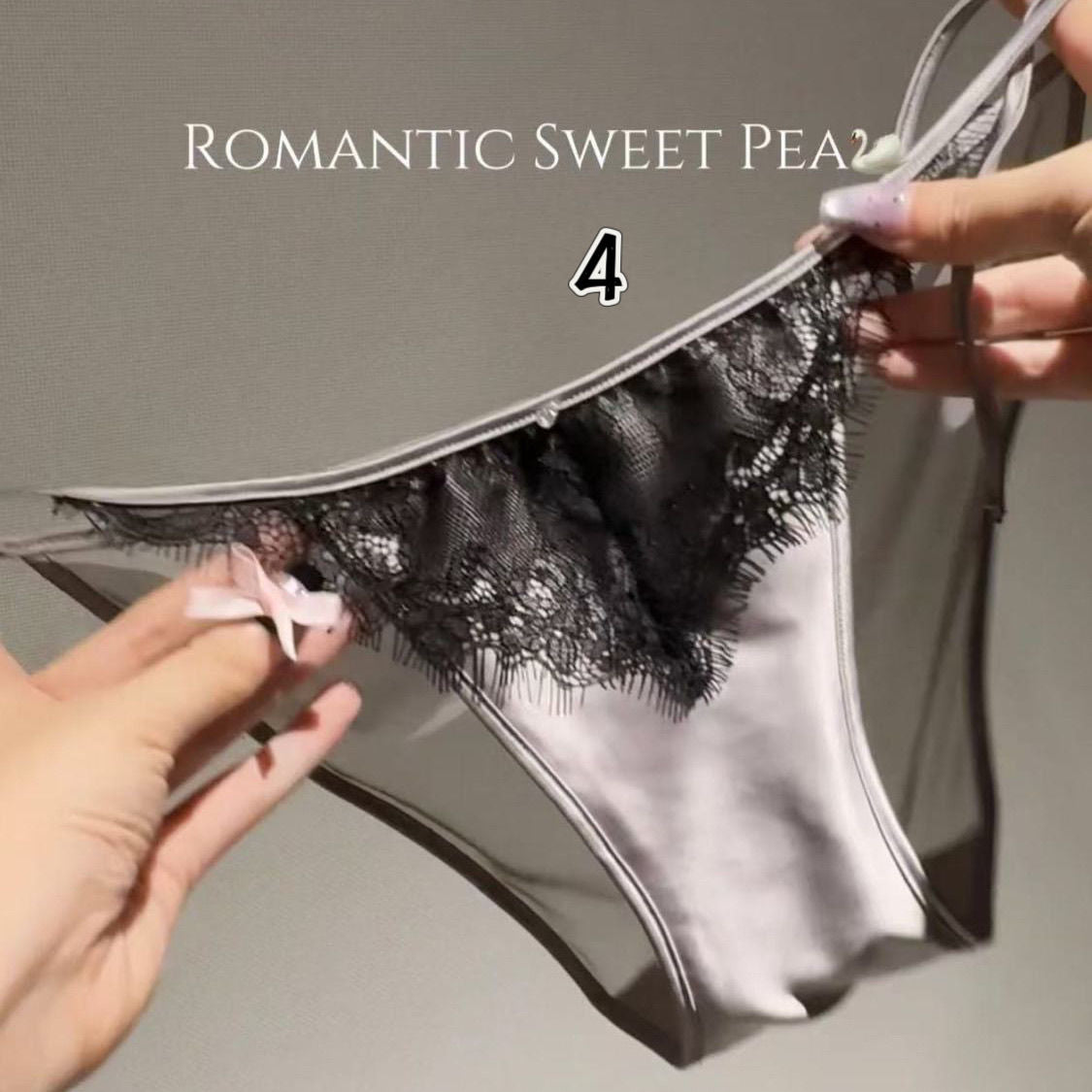 Purple Phantom (customized) Gift Box Cheeky Panty In Lace（01）