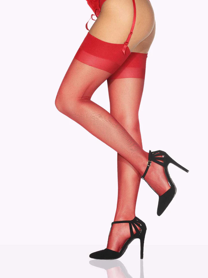 ZKK Sheer Stockings For Garter-Belts